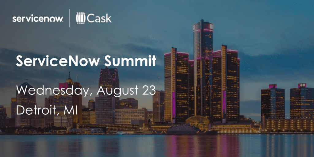 ServiceNow Summit - Detroit - 0823