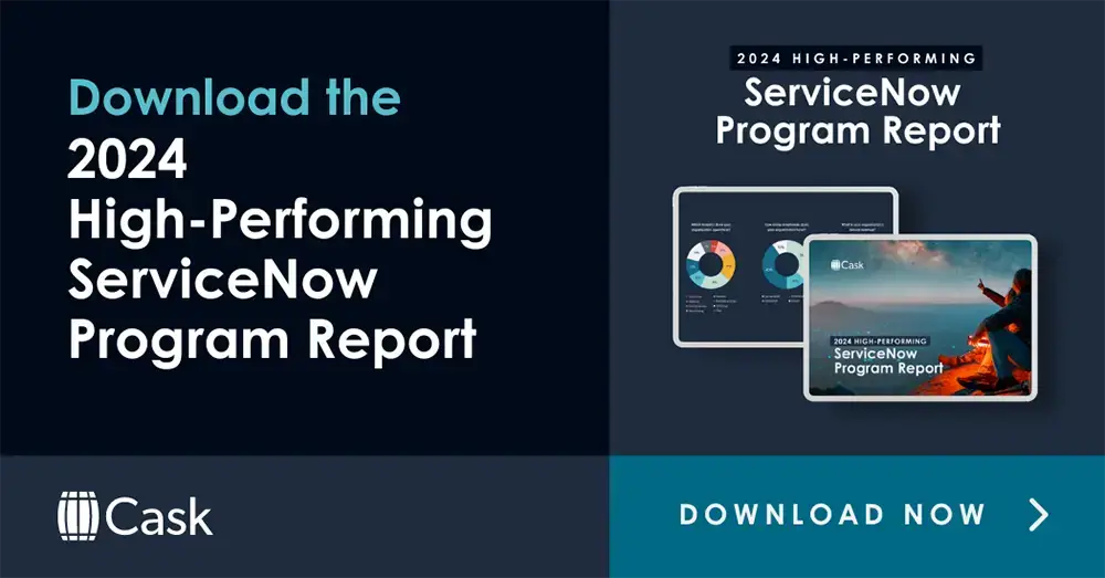 Download the 2024 High-Performing ServiceNow Program Report