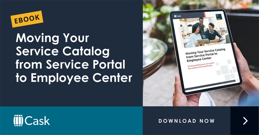 Moving Your Service Catalog from Service Portal to Employee Center ebook